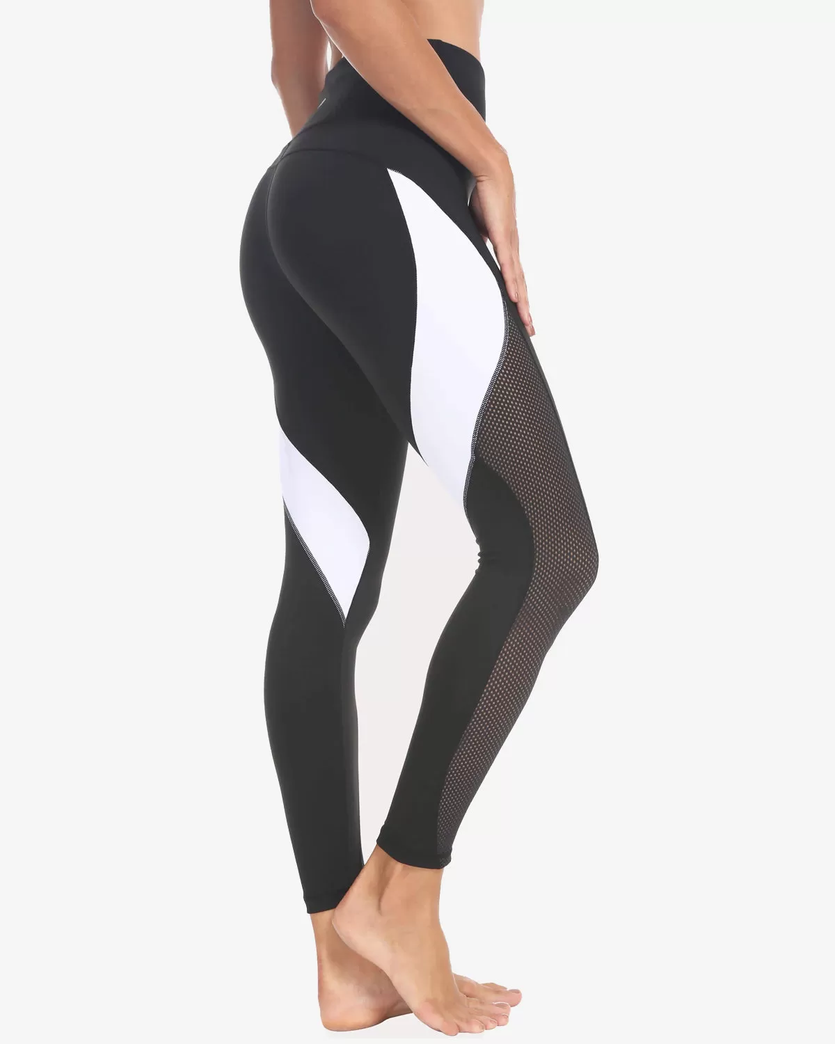 25” Mesh Workout Running Leggings 8030