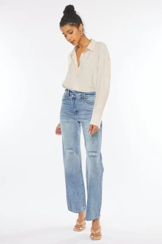 90's Wide Leg Straight Jeans - Kan Can USA