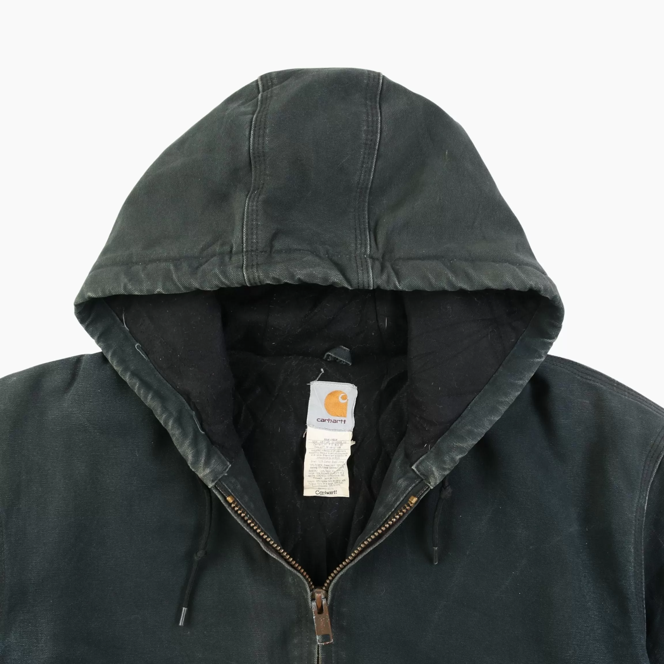 Active Hooded Jacket - Washed Black