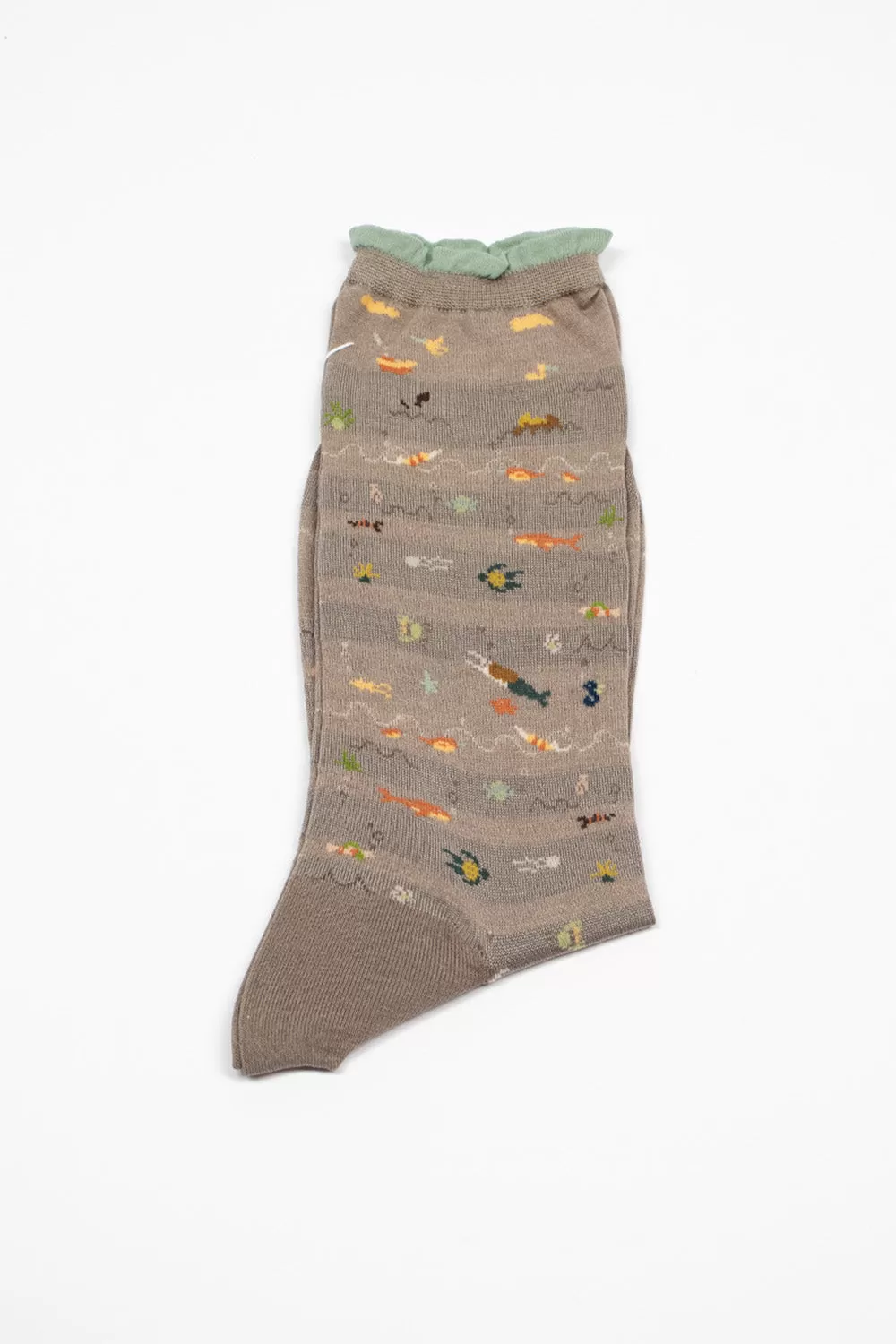 AM-784 Sea Paradise Socks Beige