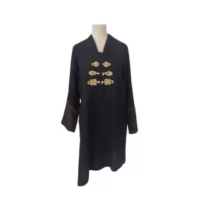 Ammara Khan Black Embellished Winter Kurta (2 piece) | Gently used |