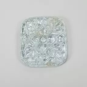 AQUAMARINE Gemstone Carving : 25.50cts Natural Untreated Blue Aquamarine Hand Carved Cushion Shape 26*23.5mm