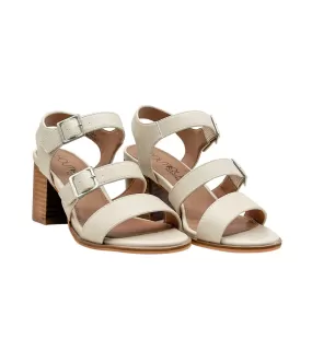 Banter Heeled Sandal in Cream