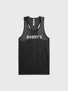 BARRY'S BLACK RELAY MESH TANK