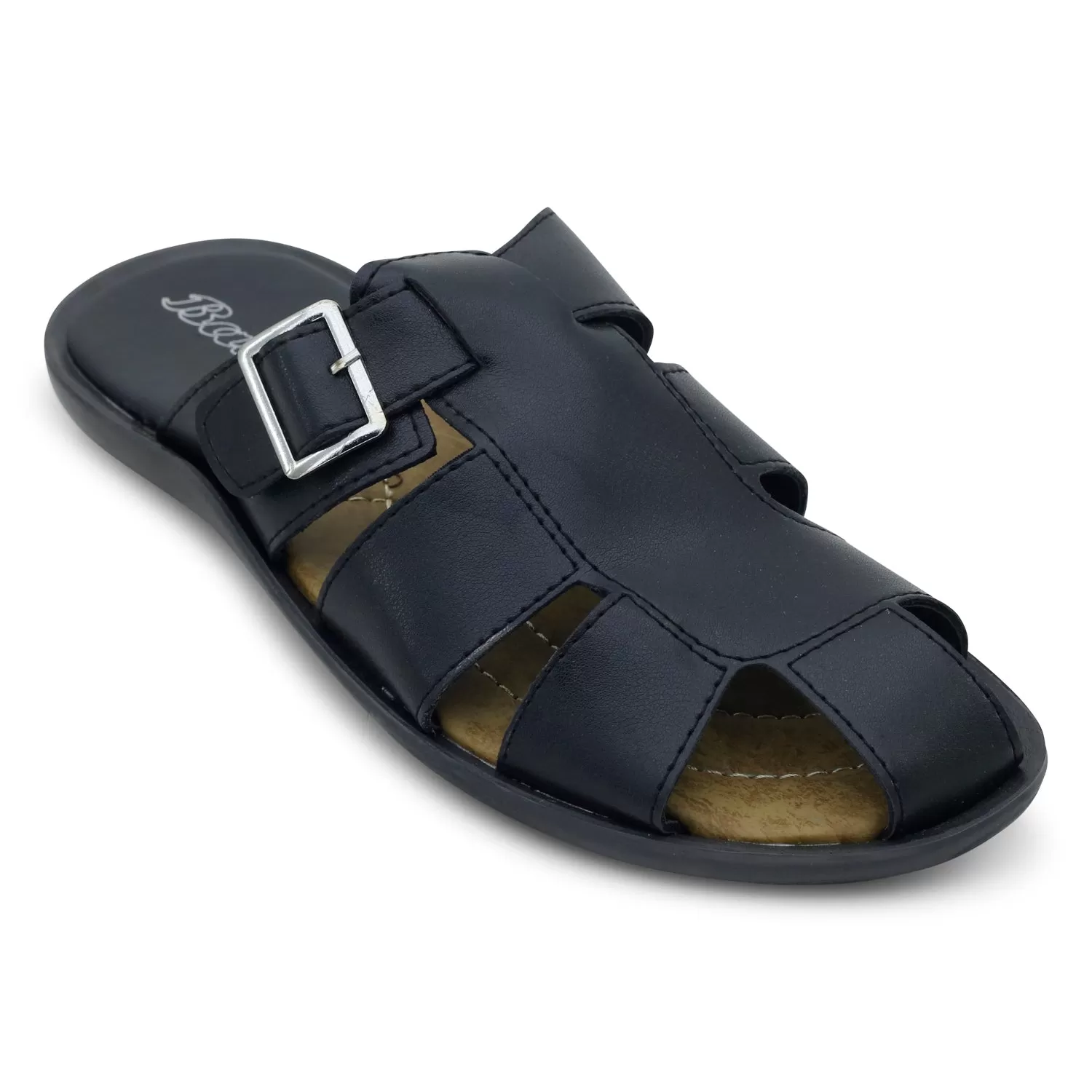 Bata Black Men's Chappals