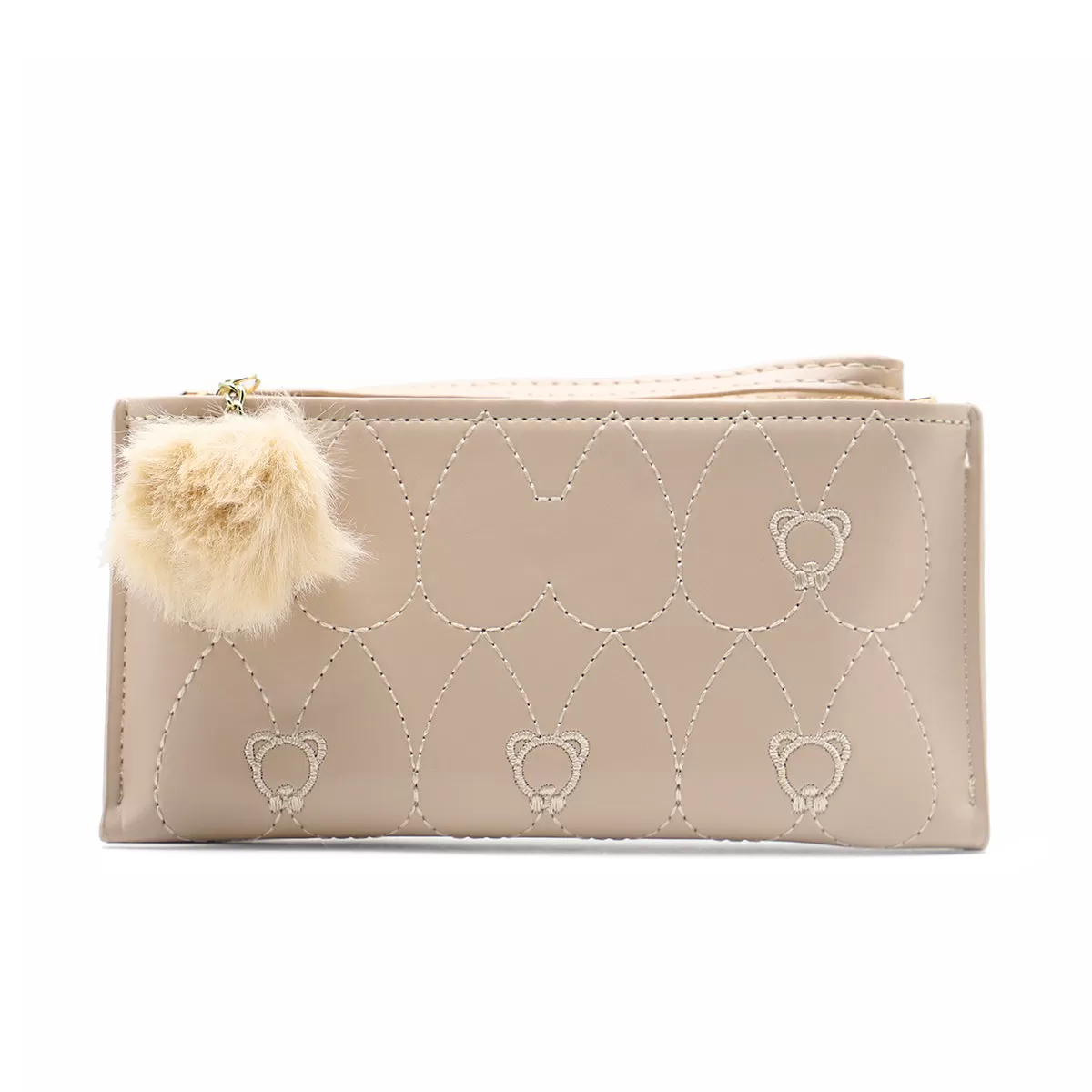 Beige Casual Wallet W00W00026