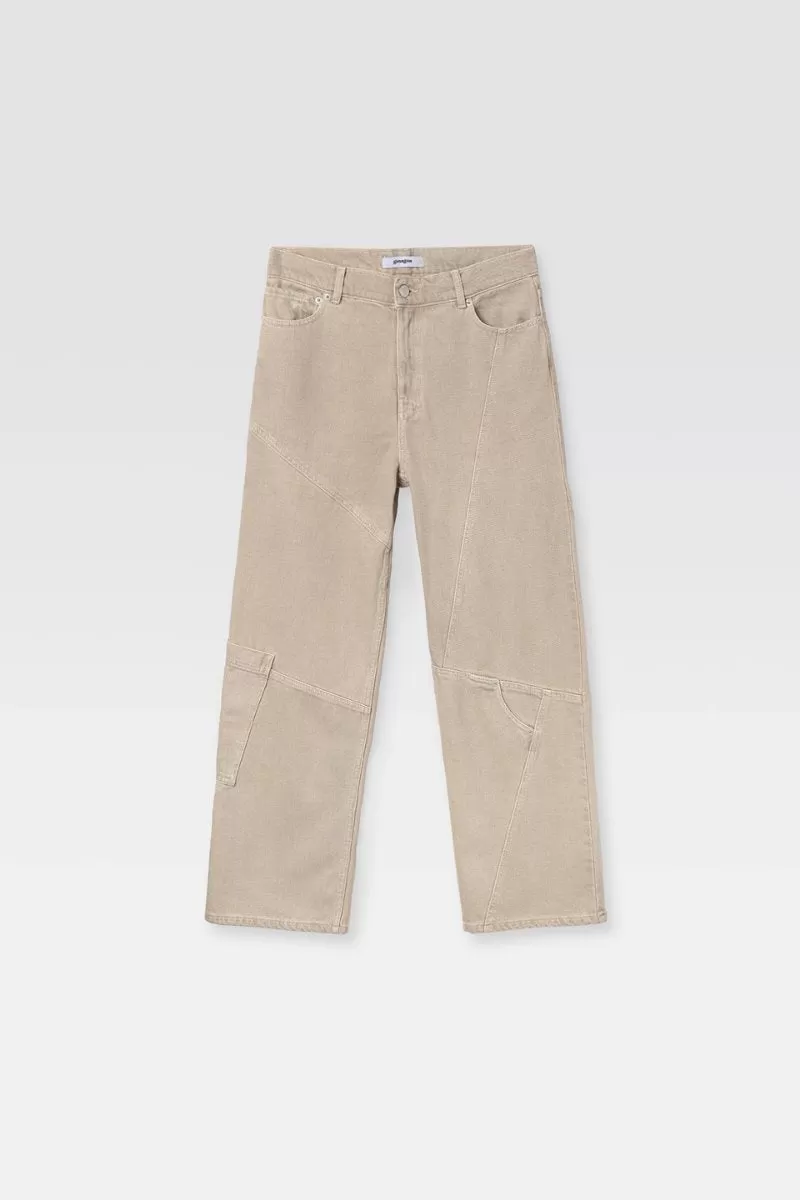 BEVERLY TROUSERS-ECRU