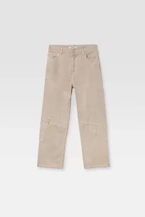 BEVERLY TROUSERS-ECRU