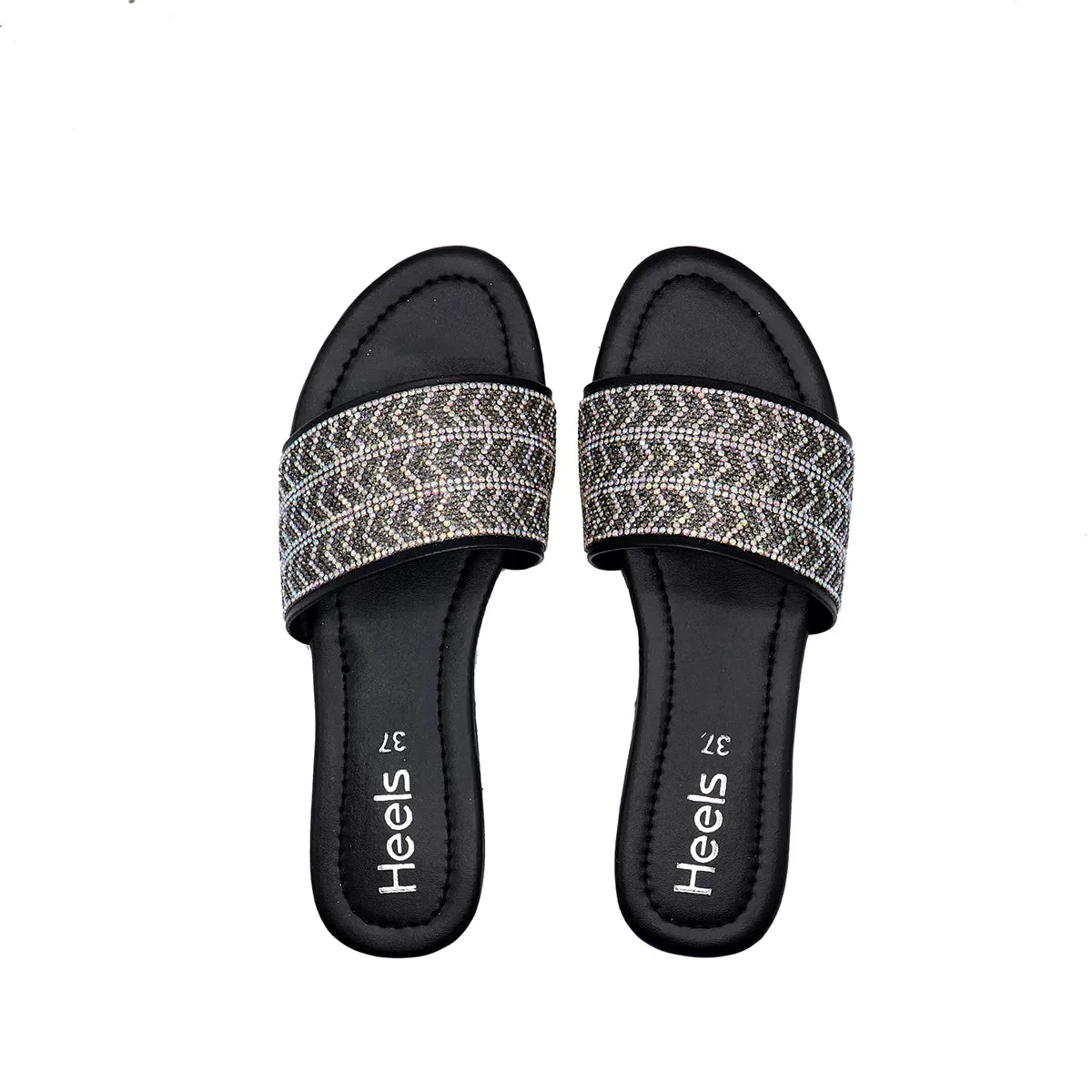 Black Casual Slipper 000378