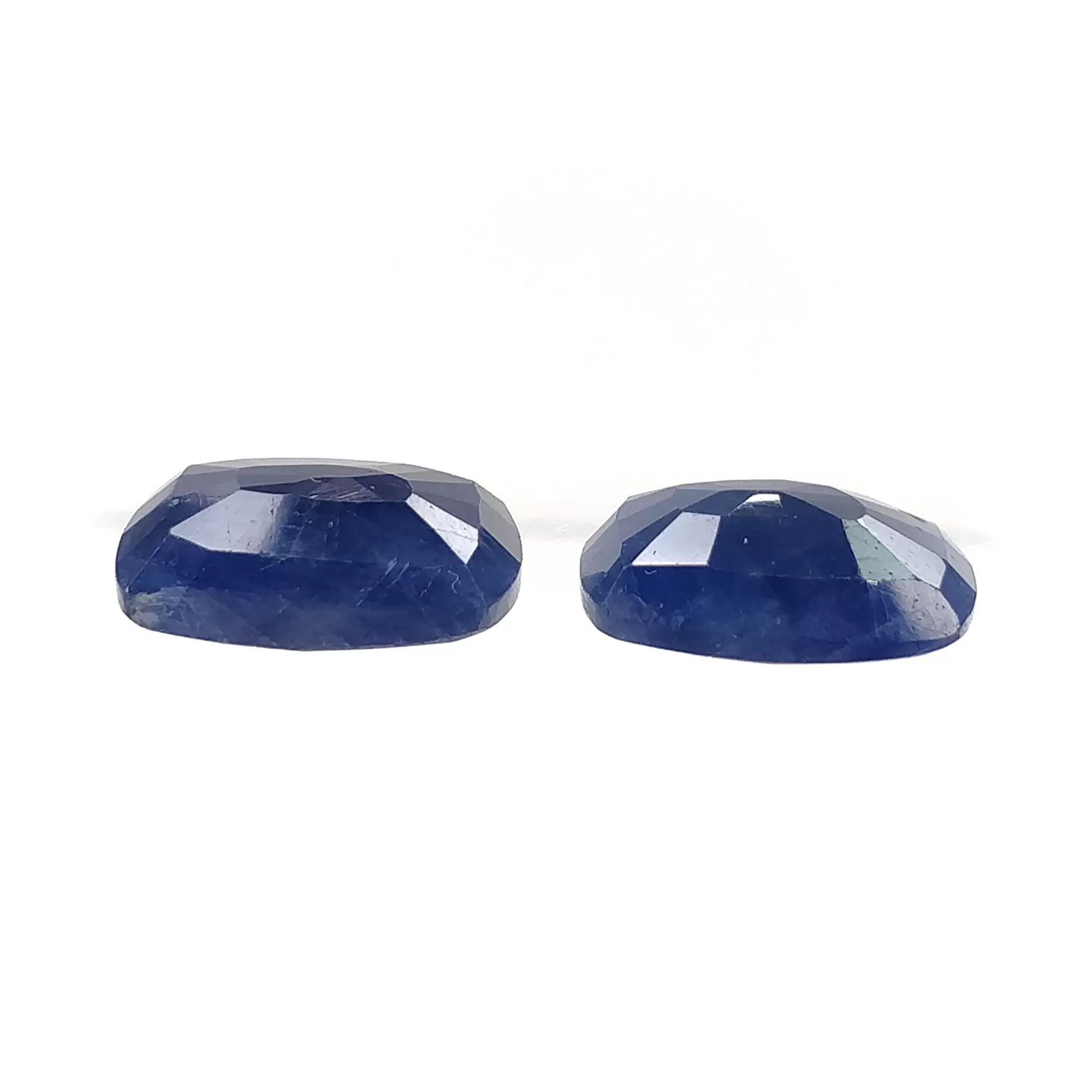 BLUE SAPPHIRE Gemstone Normal Cut : 16.20cts Natural Untreated Unheated Sapphire Cushion Shape 14*10mm Pair