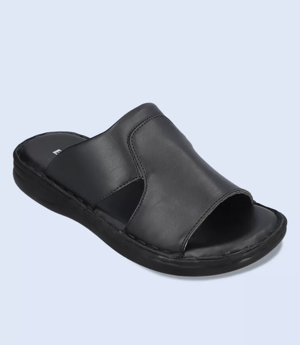 BM5561-BLACK-Men Casual Slipper