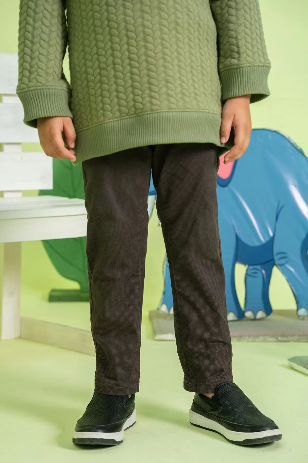 Boys SAMIR Twill Straight Pant