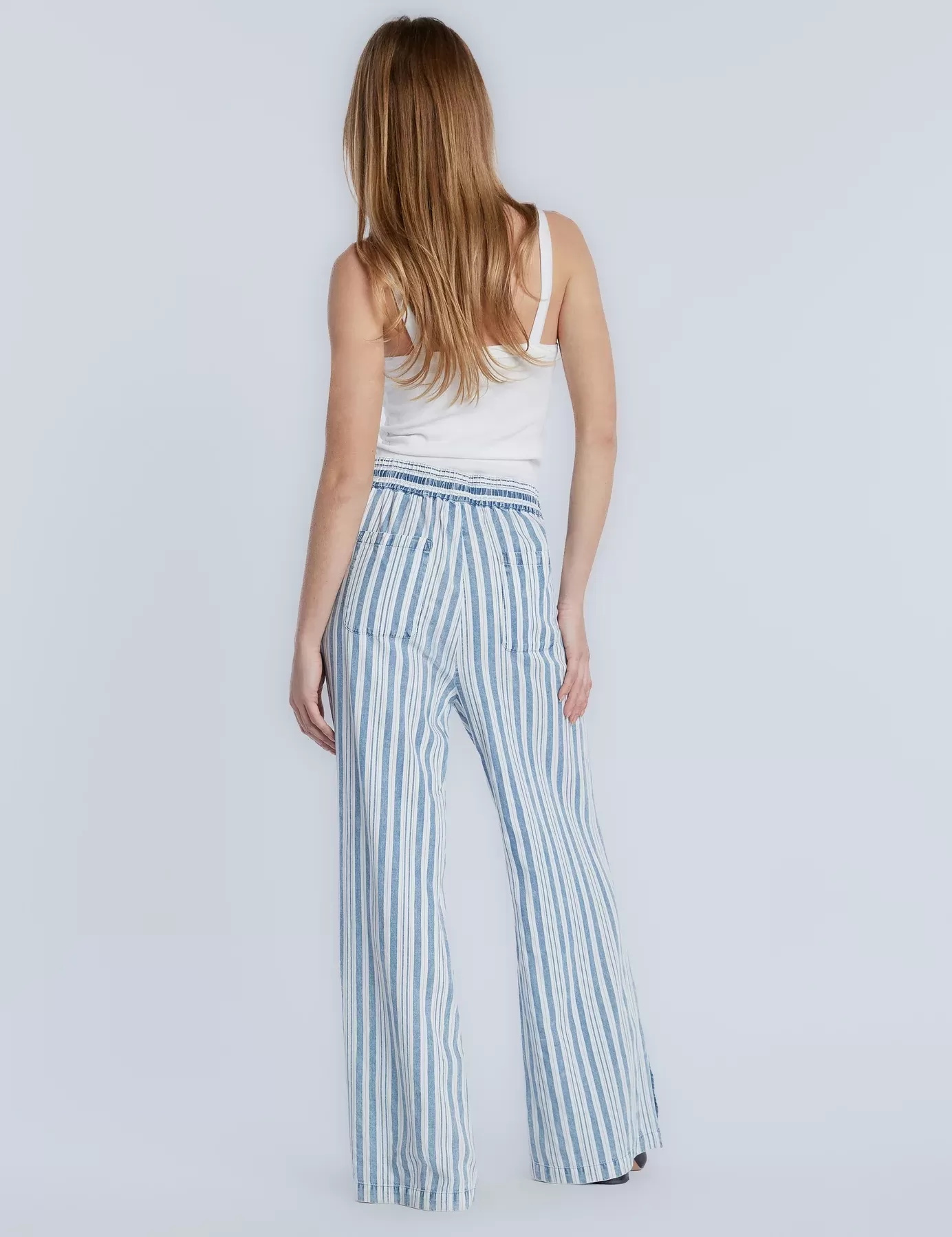 BT6312Bds Denim Stripes Pants