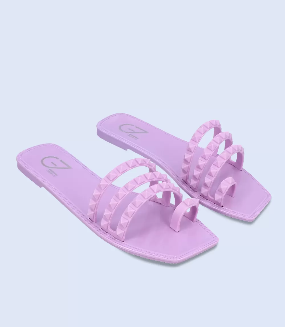 BW7667-LILAC-Women Casual Slipper