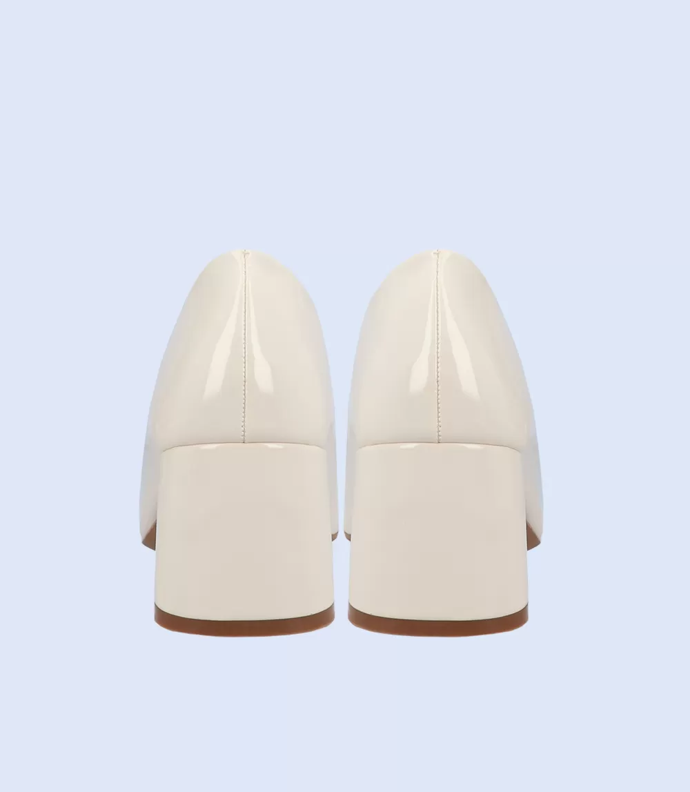 BW8633-IVORY-Women Casual Court Shoes