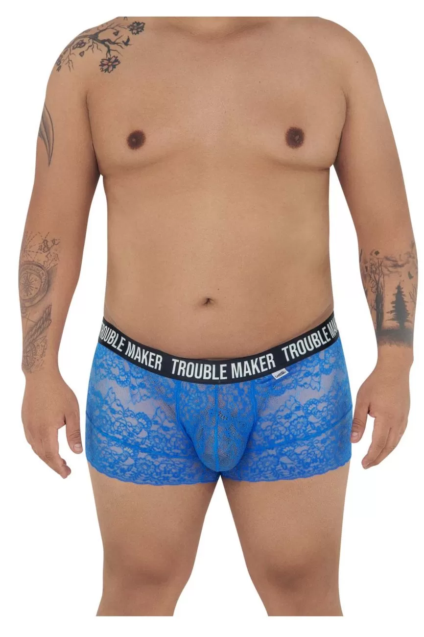 CandyMan 99616X Trouble Maker Lace Trunks Color Dark Blue