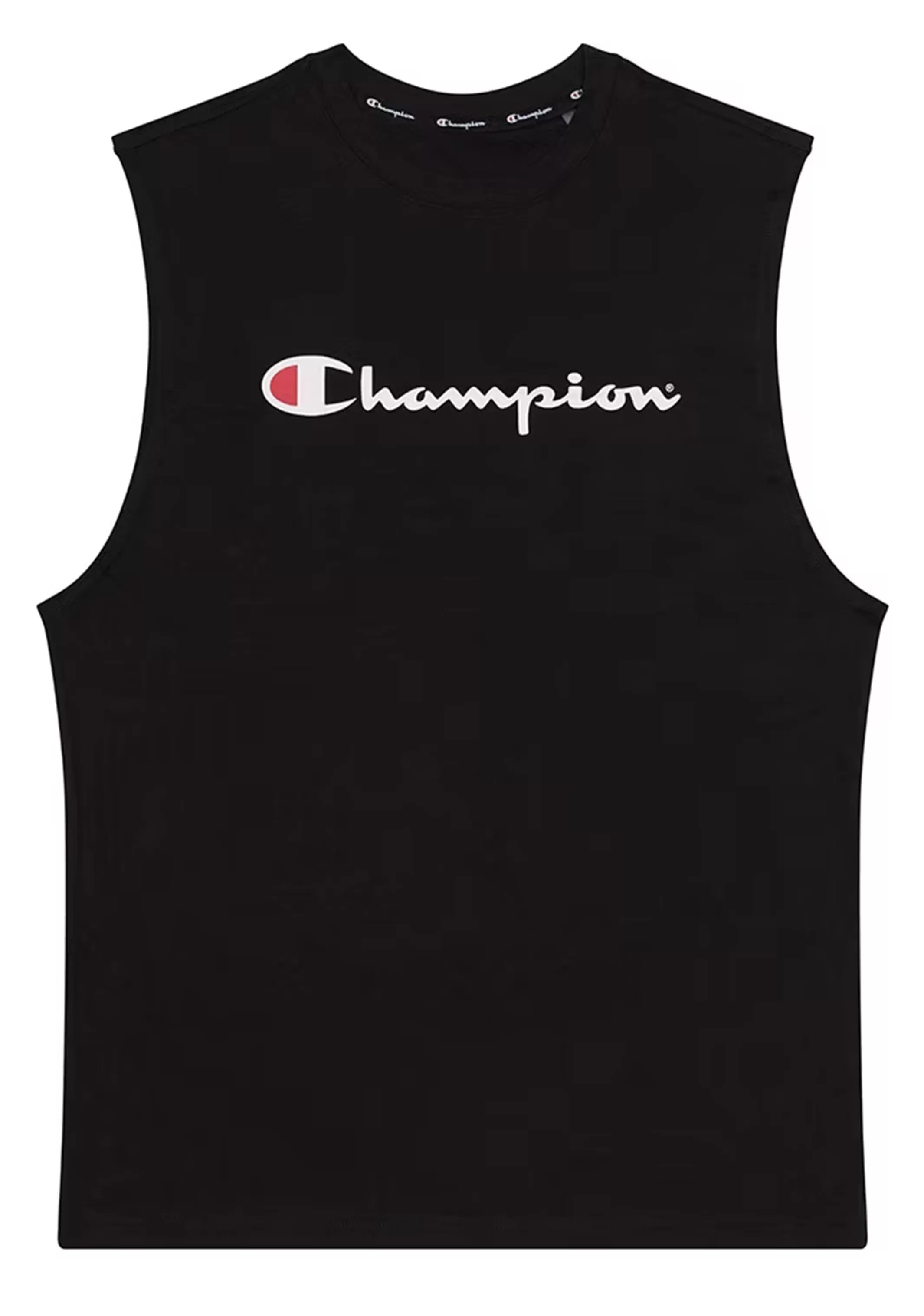 Champion Script Sport Singlet <br> AW8VN BLK