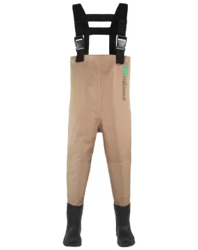 Children's Breathable Waders, Tan