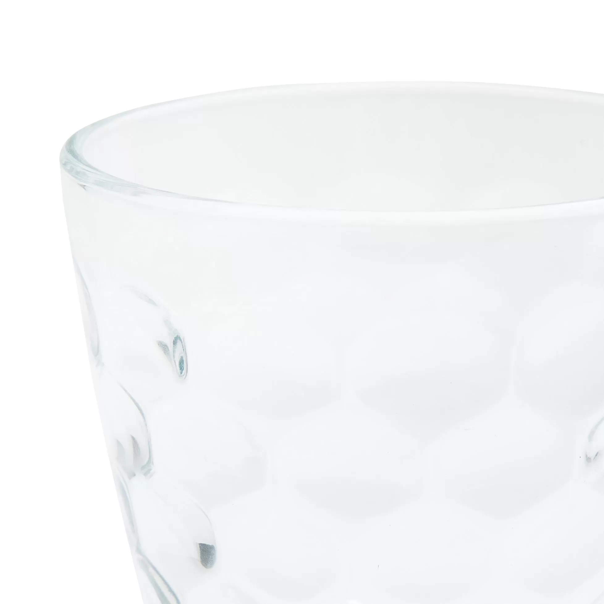 Clear Glass Polka Dots Tumbler 270ml