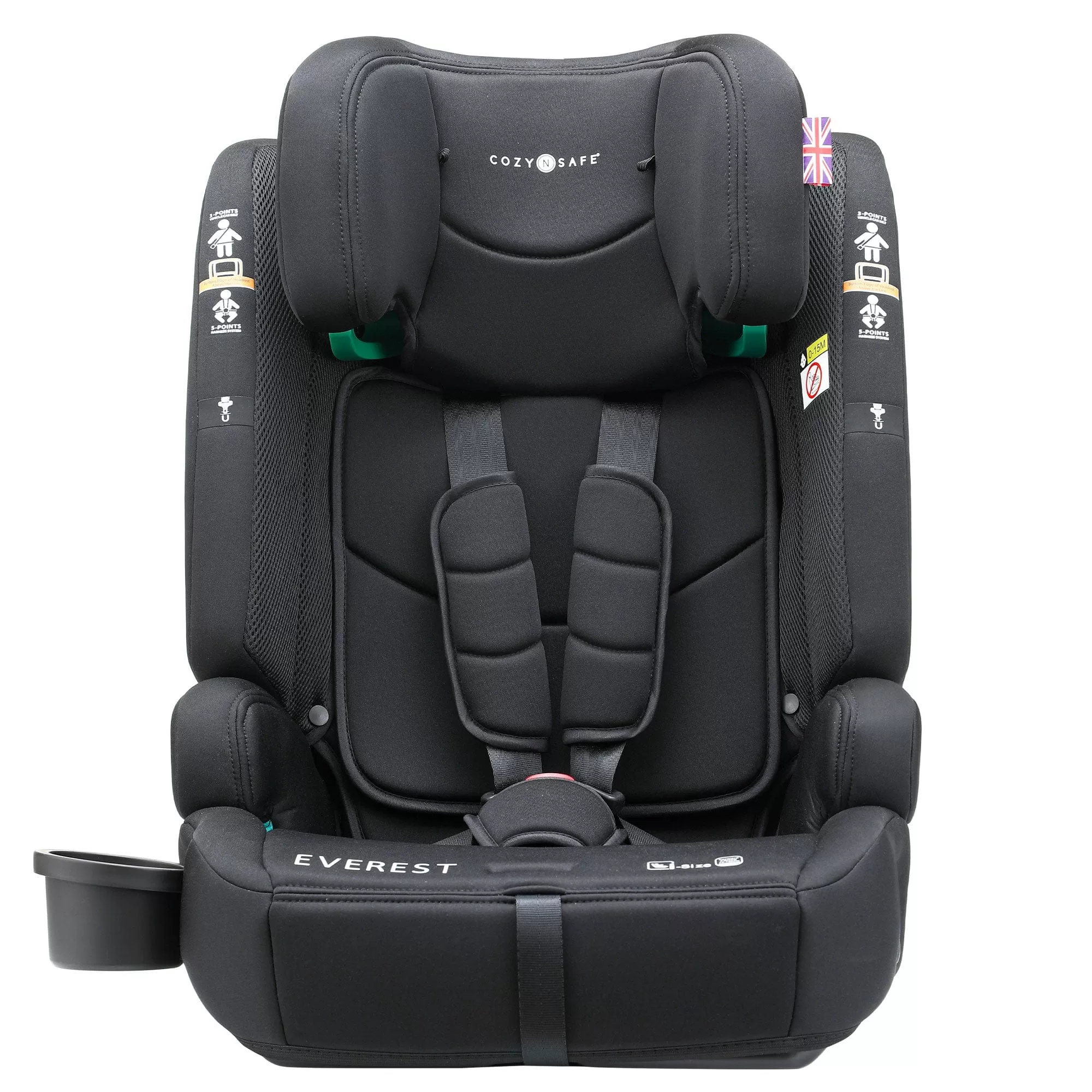 Cozy N Safe Everest i-Size Car Seat - Onyx