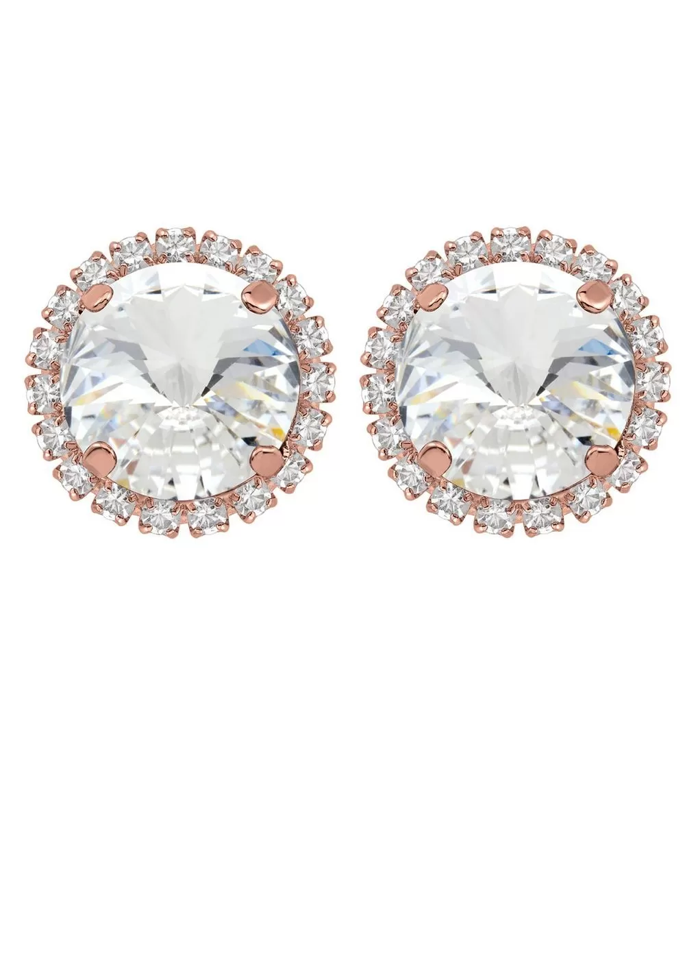 Crystal Rivoli Studs with Strass