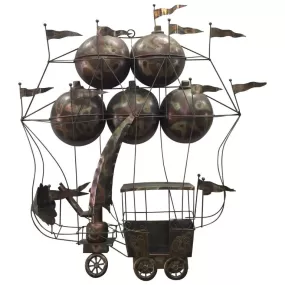 Curtis Jere Fantasy Hot Air Balloon Wall Sculpture