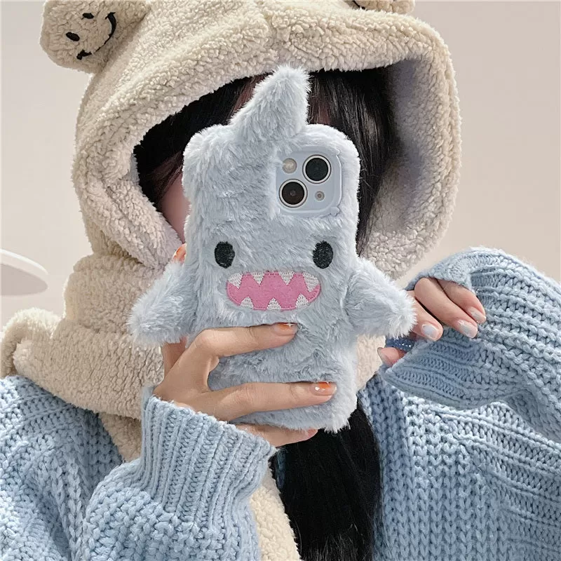 Cute Shark Fluffy iPhone Case MK18861