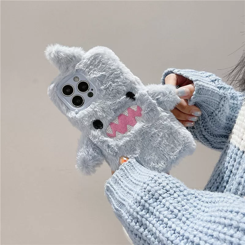 Cute Shark Fluffy iPhone Case MK18861