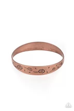 Dandelion Dreamland Copper Bracelet - Paparazzi Accessories