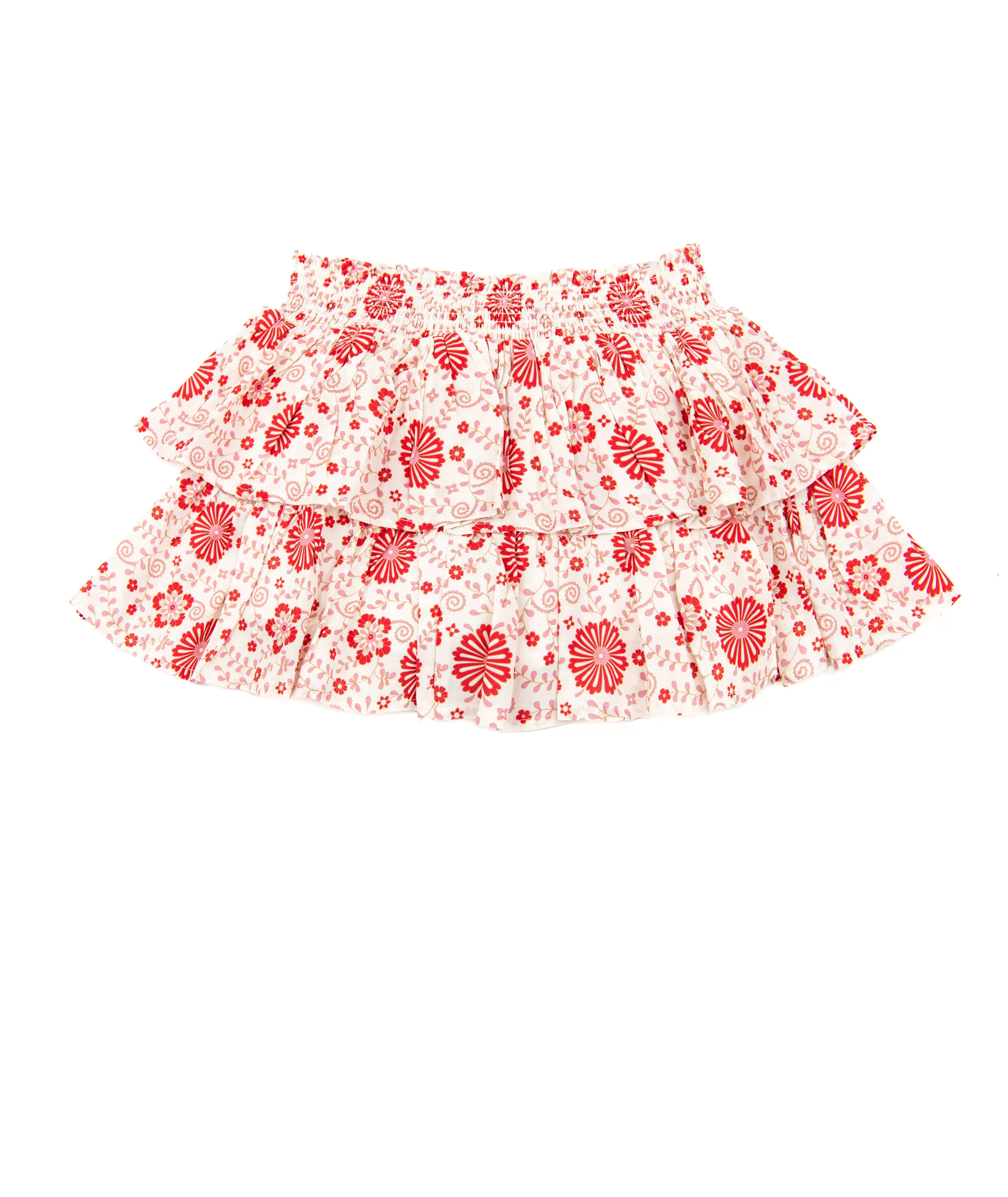 Design History Girls Pink Patterned Skort