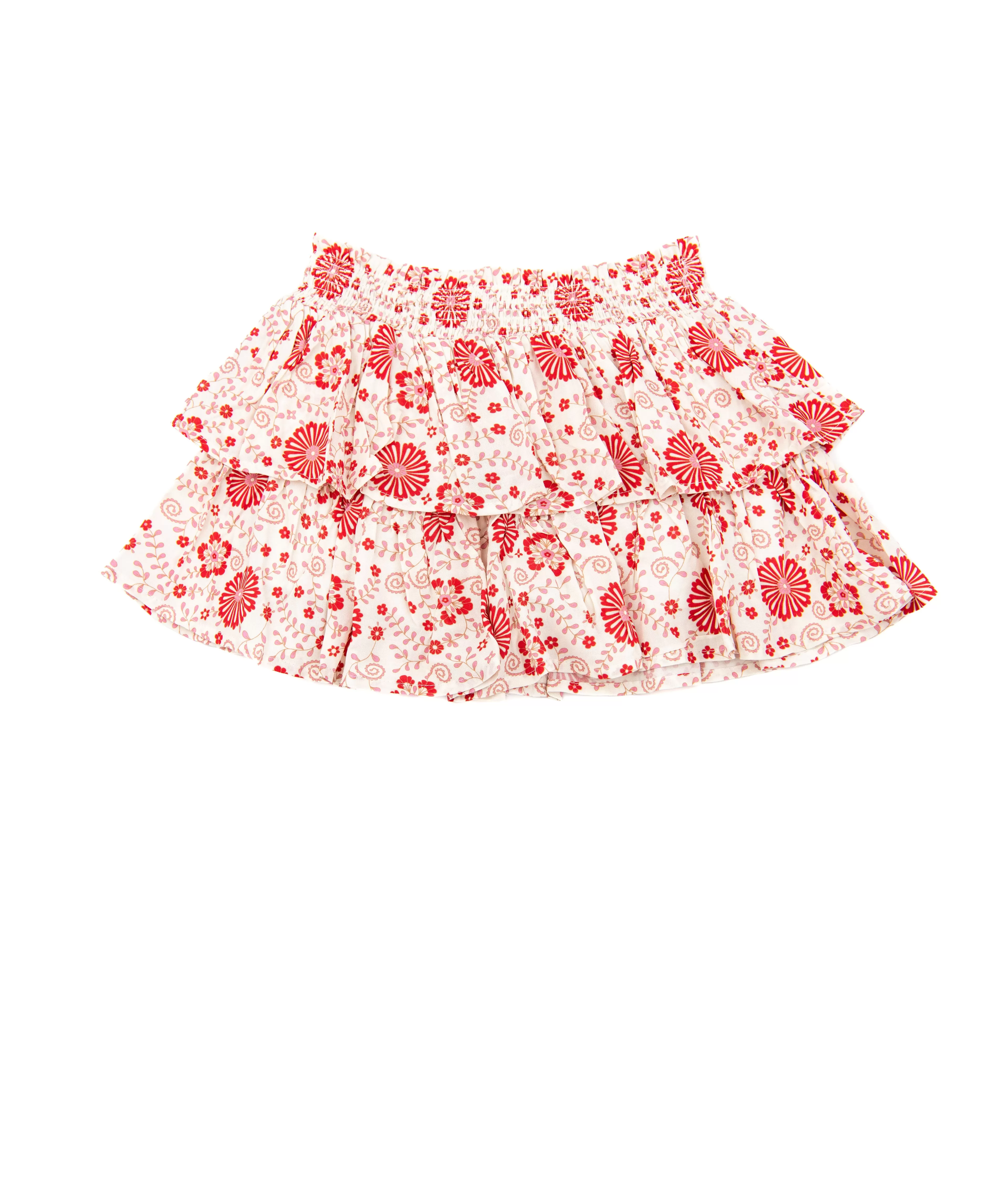 Design History Girls Pink Patterned Skort