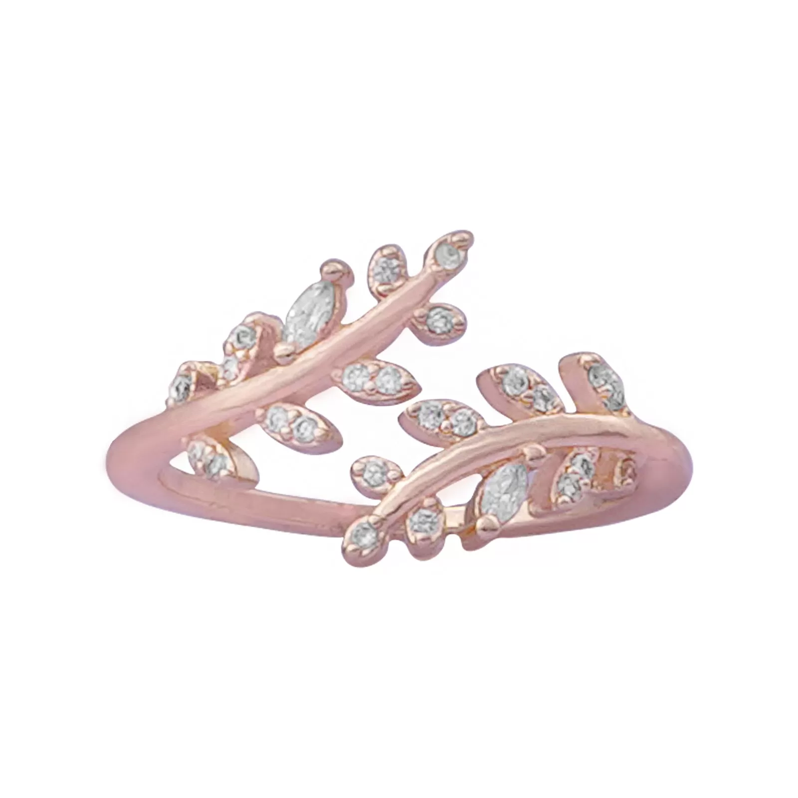 Falla Rhinestones Rose Gold Ring