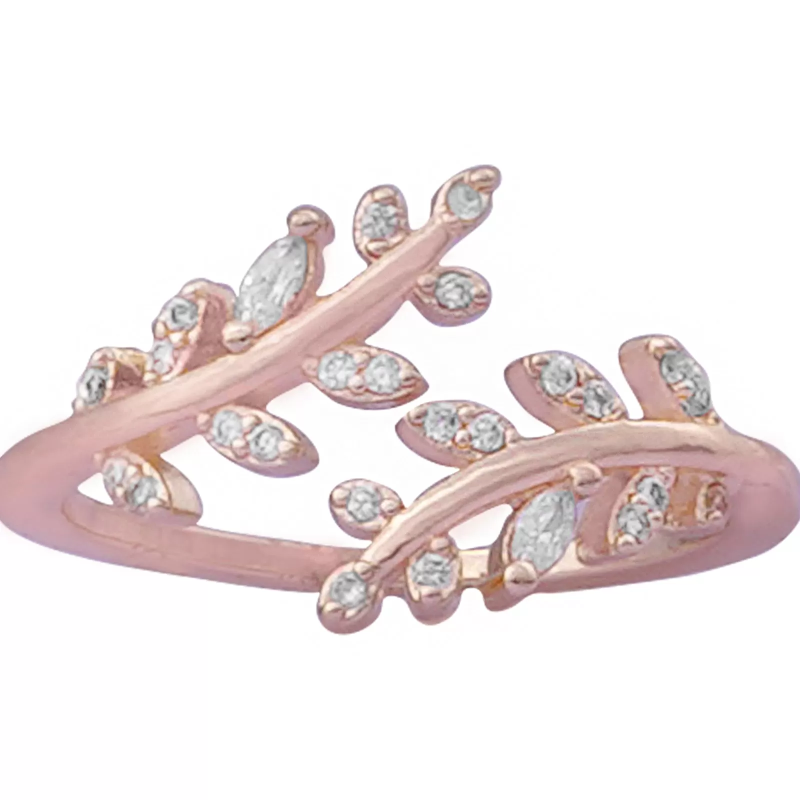 Falla Rhinestones Rose Gold Ring