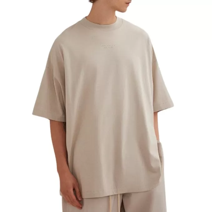 Fear Of God Essentials SS Tee (Silver Cloud) 125BT232002F