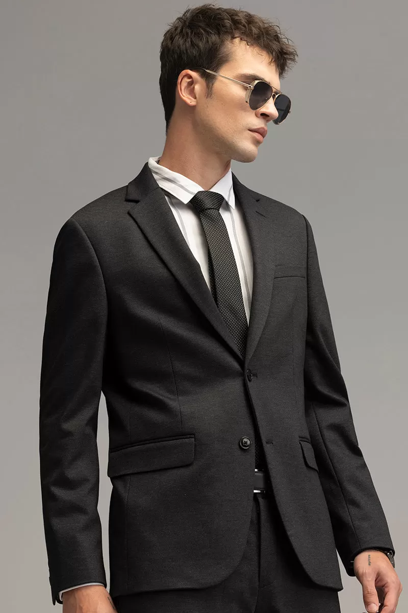 Formal Flair Black Suit Blazer