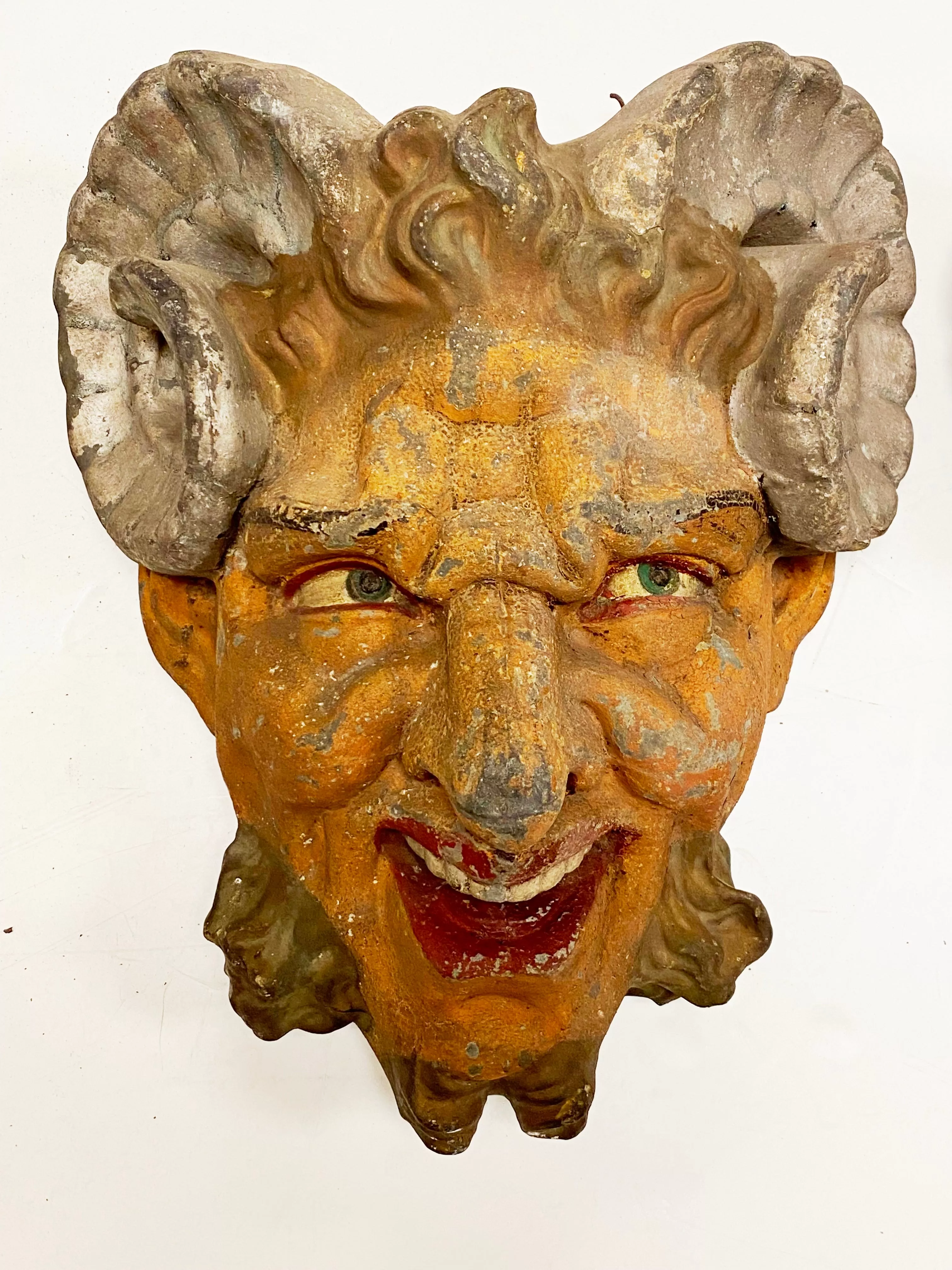 French Satyr Faun Face Wall Ornaments