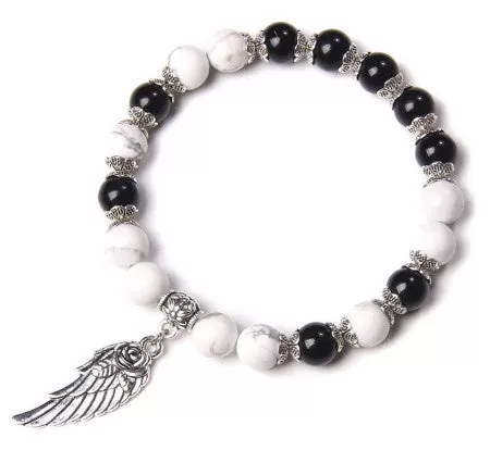 Fresh Accessories - Quartz Bracelet Black   White