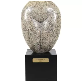 Gennarelli Mid-Century Modern 'Torso' Carved Granite Sculpture