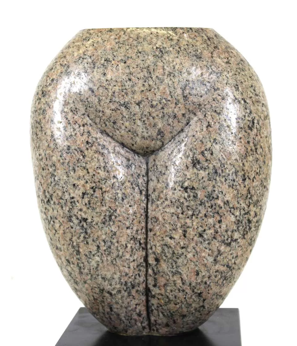 Gennarelli Mid-Century Modern 'Torso' Carved Granite Sculpture