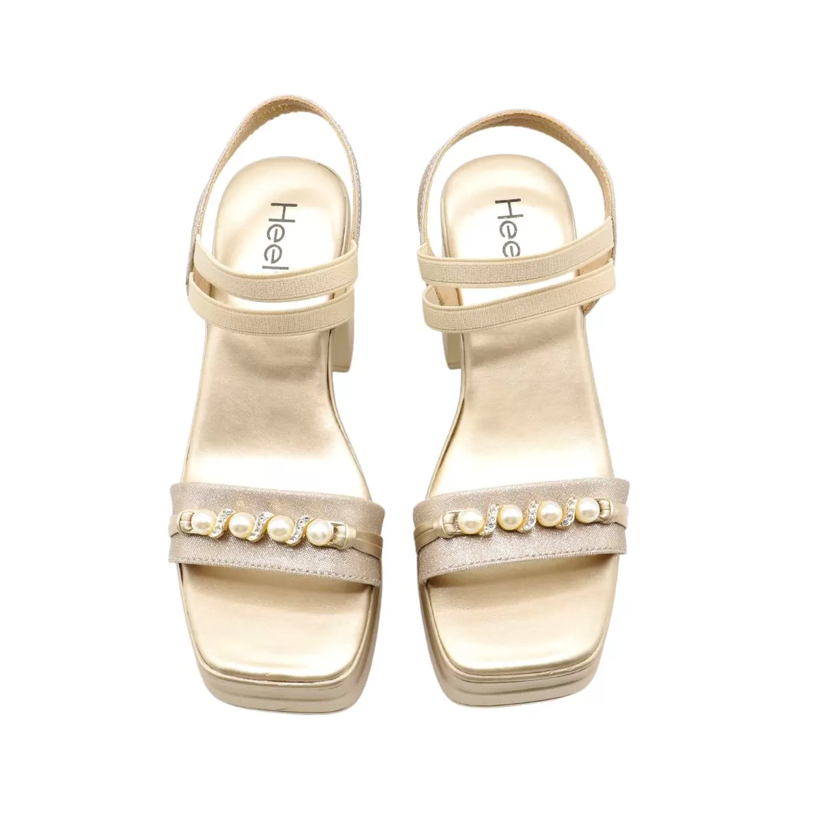 Golden Formal Sandal 055432