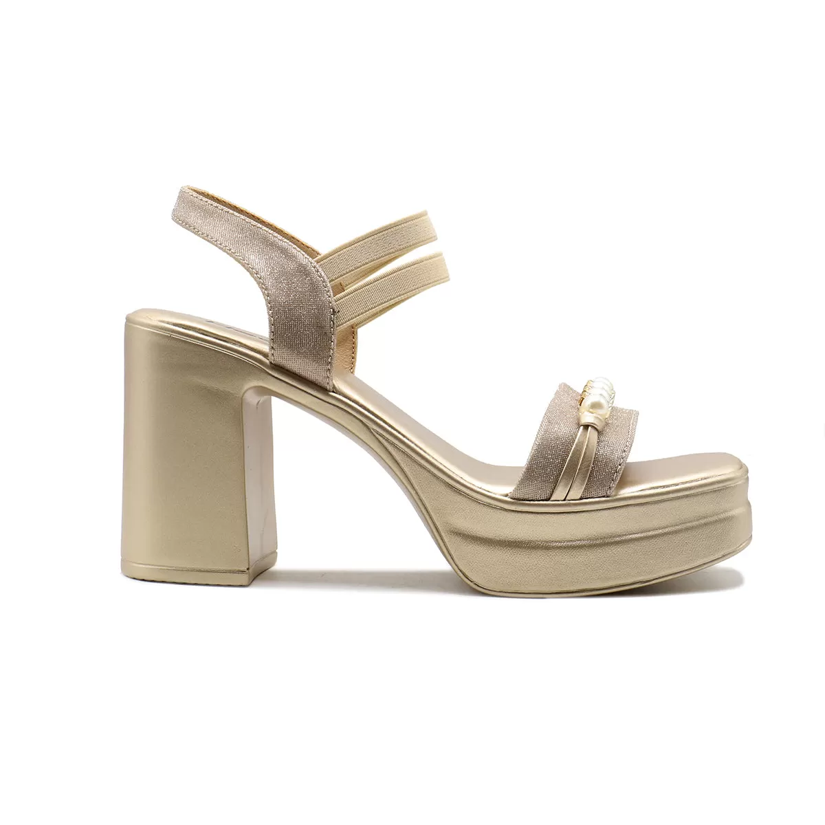 Golden Formal Sandal 055432