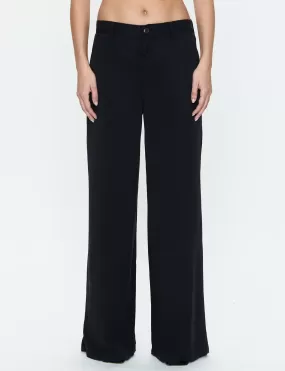 Jayden Wide Leg Denim Pant, Fade To Black