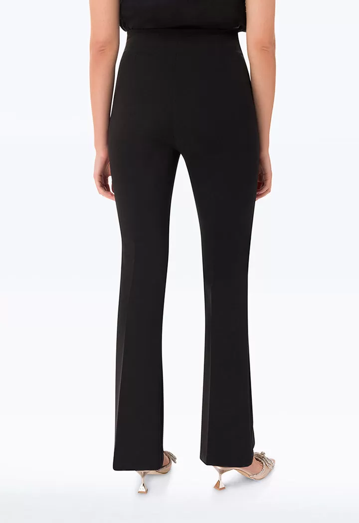 Long Formal Solid Trouser