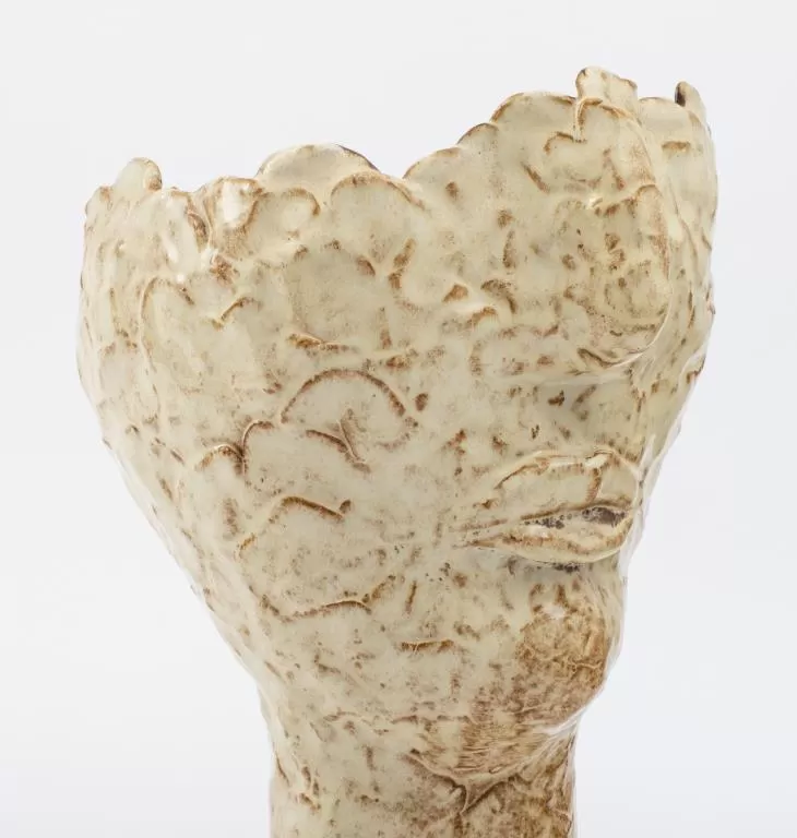 Louis Mendez Modern Ceramic Sculpture of Head