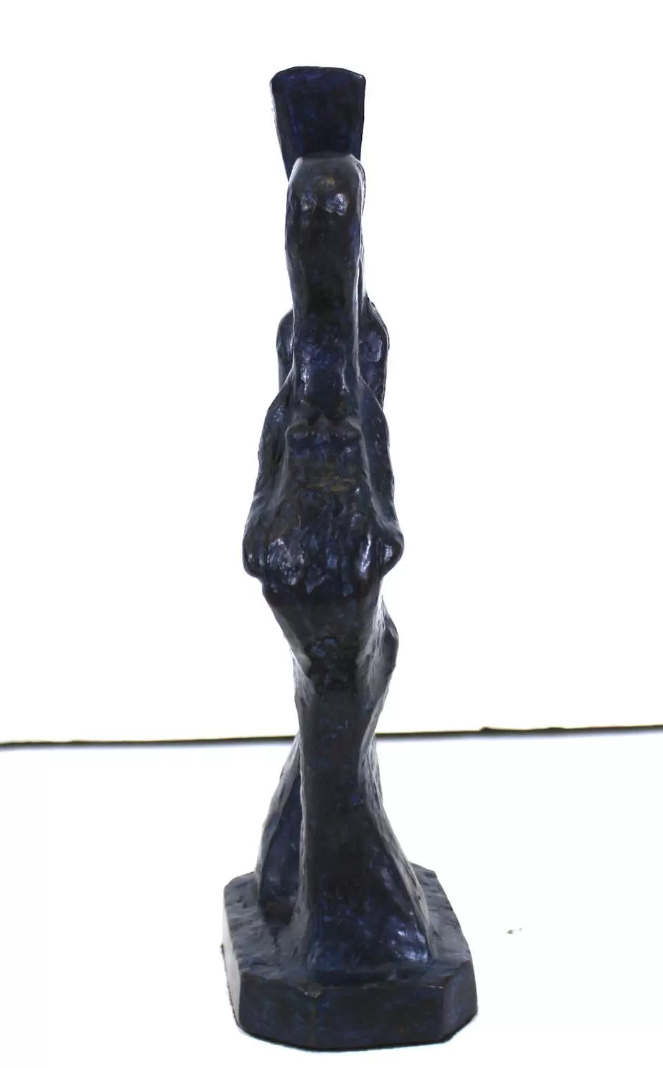 Marvin Bell Modern Abstract Bronze Sculpture Of Embracing Couple