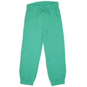 Maxomorra Green Organic Cotton Muslin Trousers