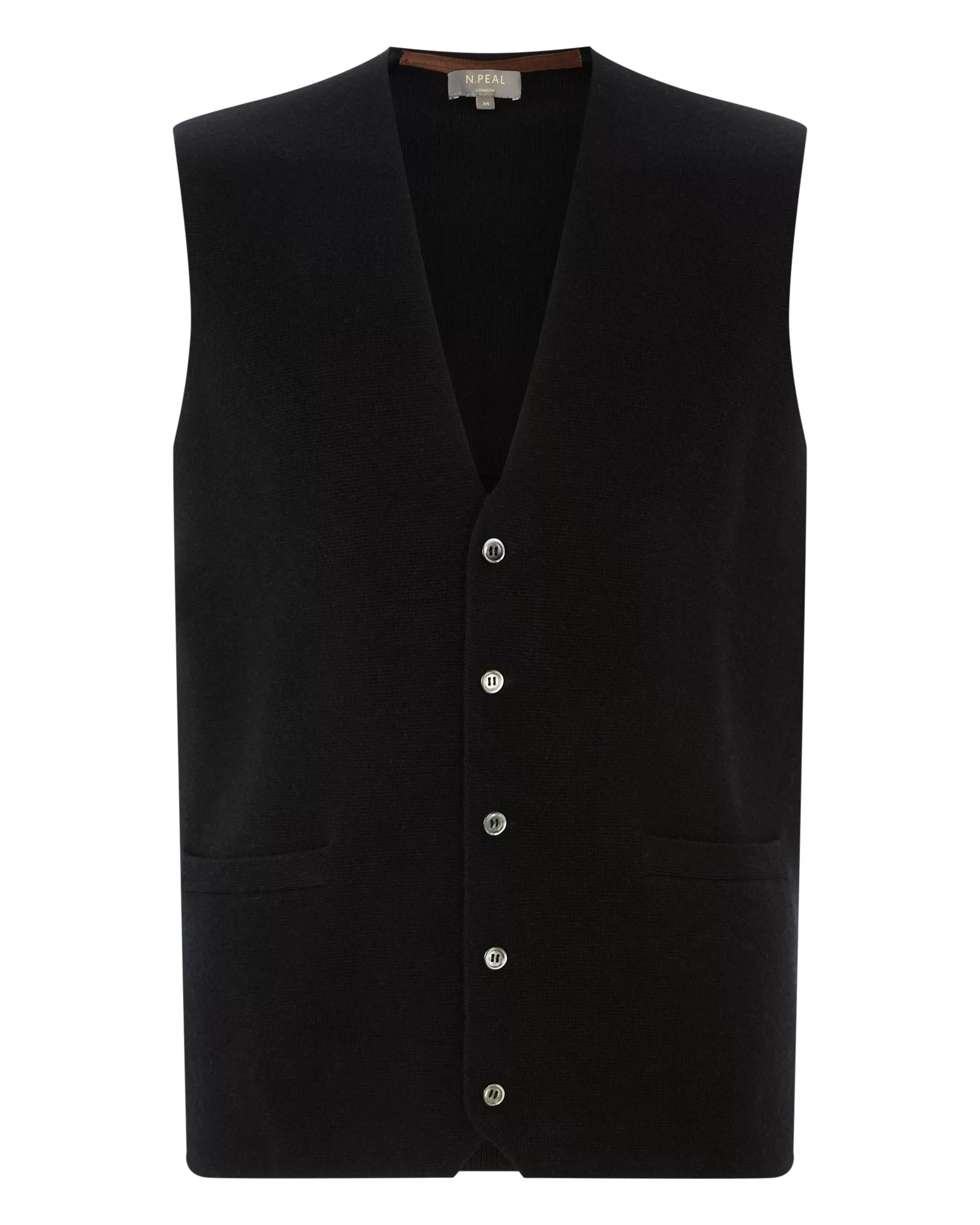 Men's Chelsea Cashmere Waistcoat Black