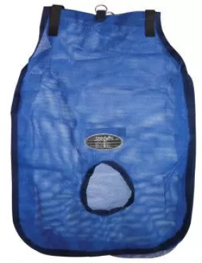 MESH HAY FEEDER BAG - BLUE