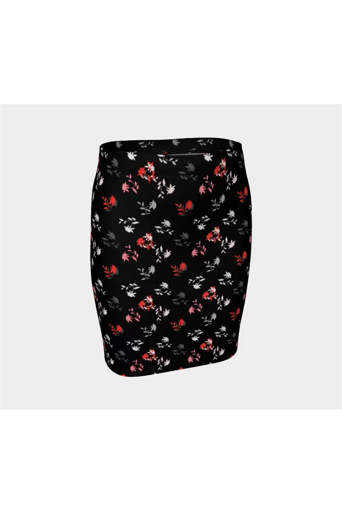 Moonlit Meadows Fitted Skirt