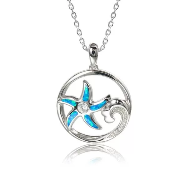 Opal Starfish Kai Pendant